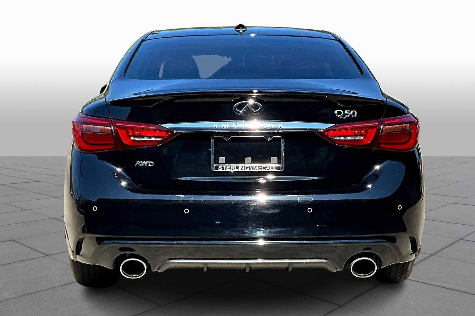 2024 INFINITI Q50 LUXE Black Obsidian at BMW of West Houston