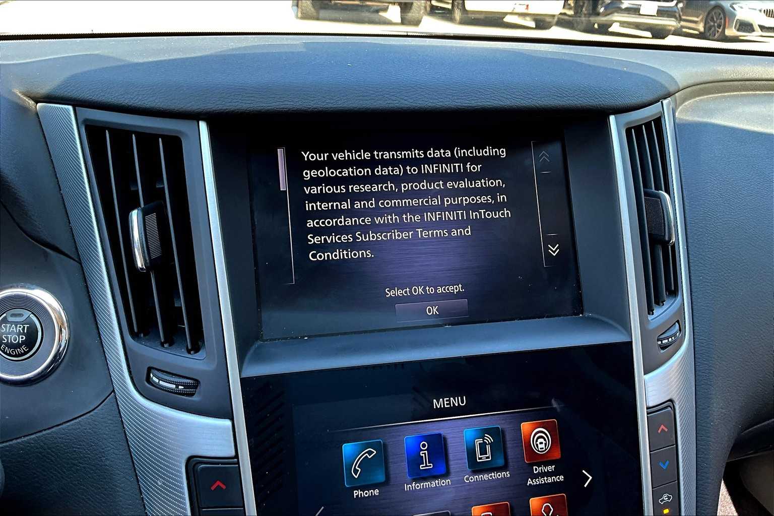 2024 INFINITI Q50 LUXE Black Obsidian at BMW of West Houston