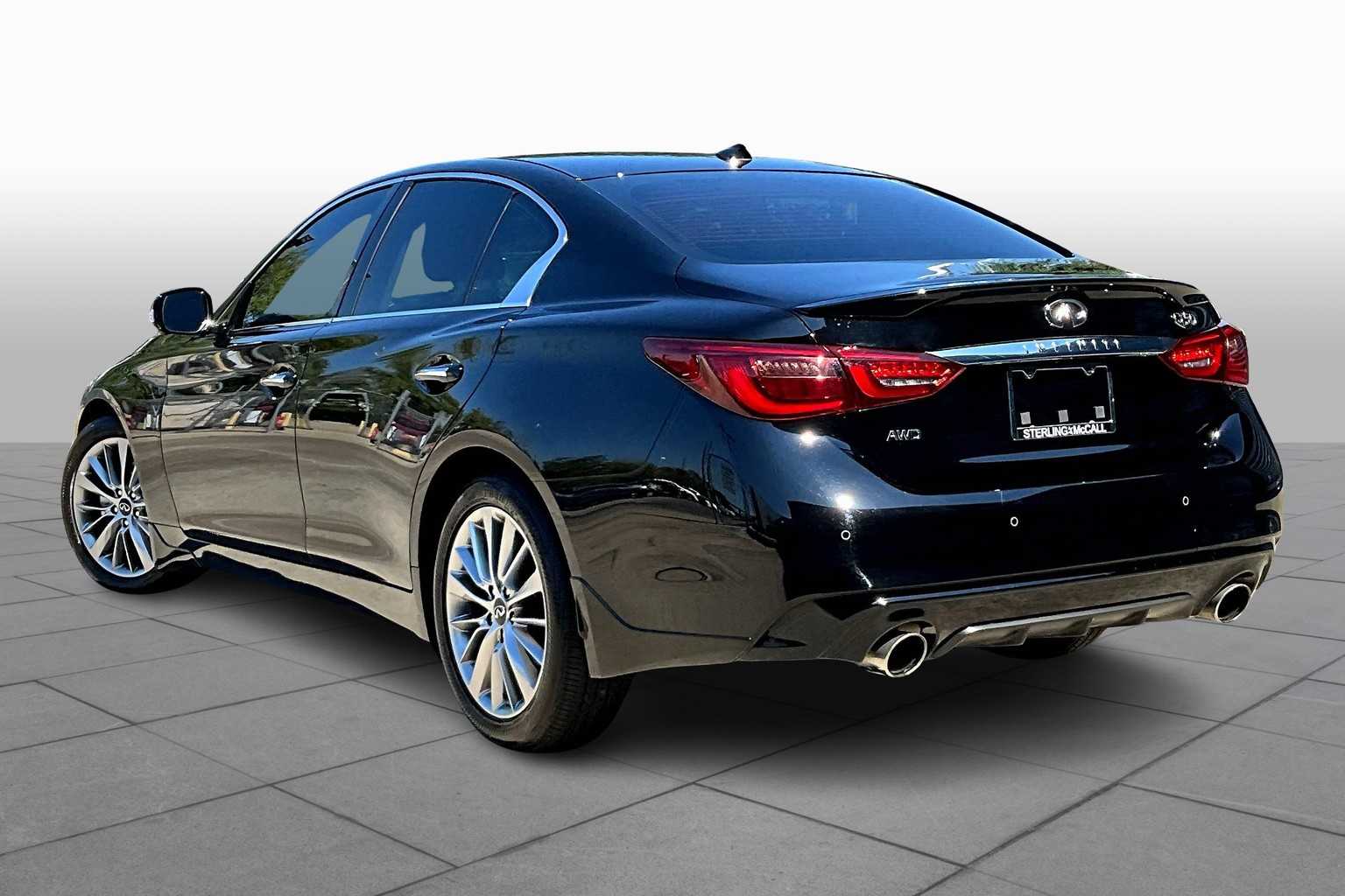 2024 INFINITI Q50 LUXE Black Obsidian at BMW of West Houston