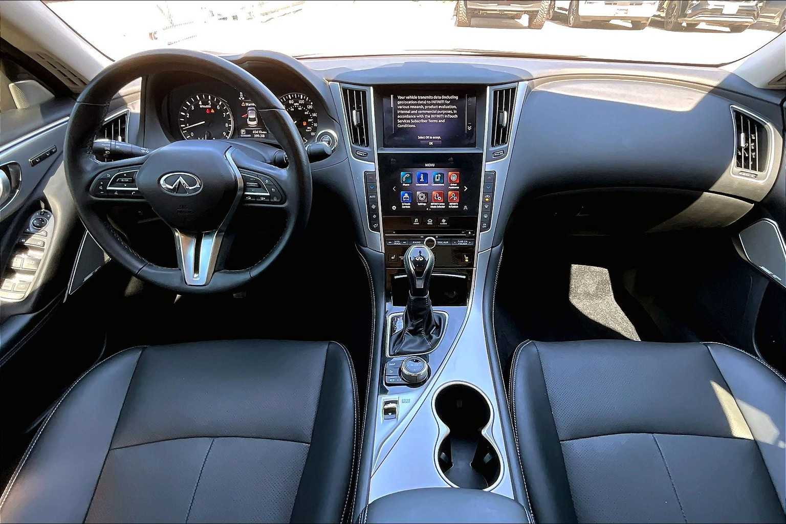 2024 INFINITI Q50 LUXE Black Obsidian at BMW of West Houston