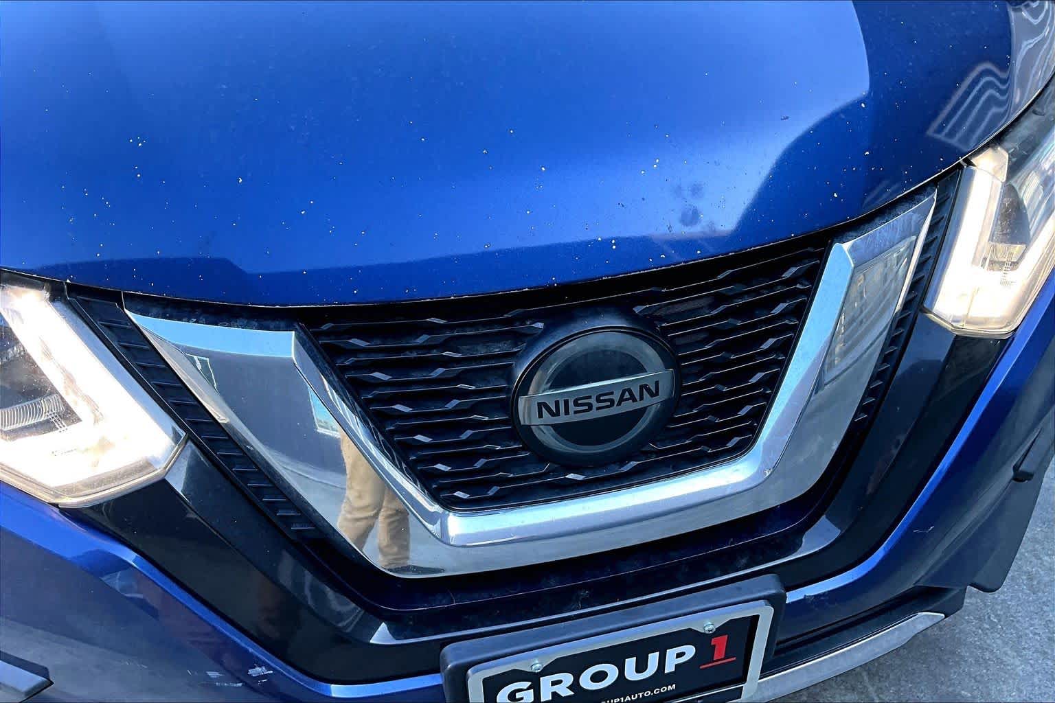 2019 Nissan Rogue SV Caspian Blue Metallic at Texan GMC Buick