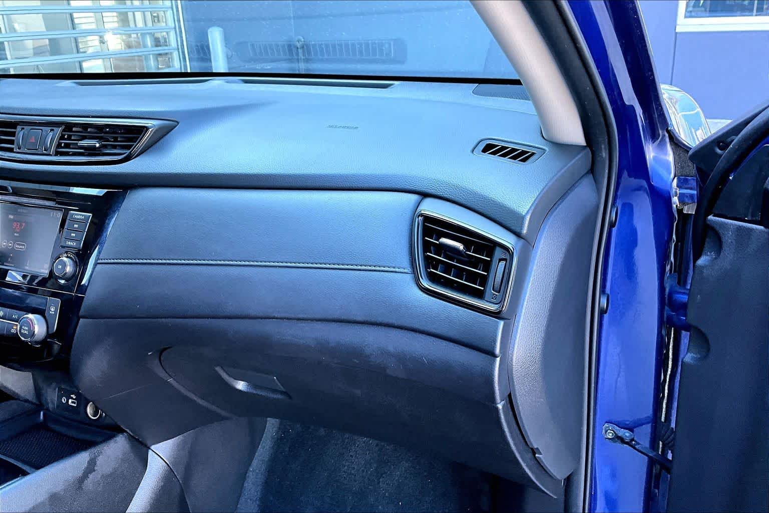 2019 Nissan Rogue SV Caspian Blue Metallic at Texan GMC Buick