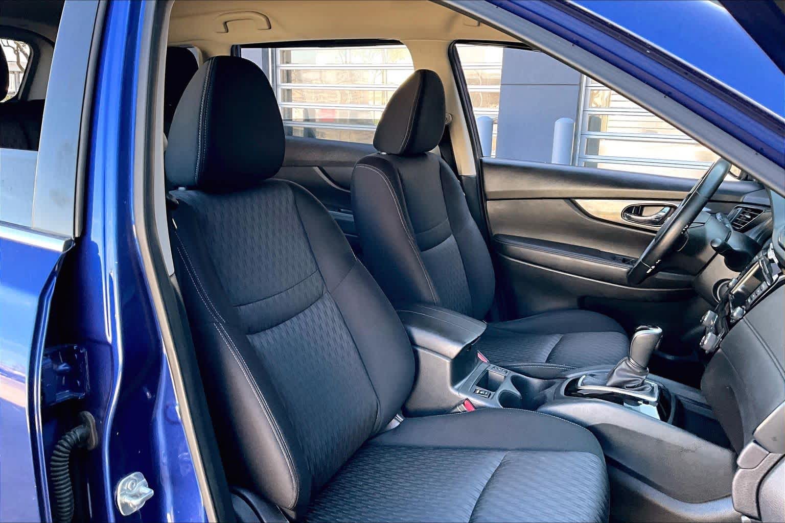 2019 Nissan Rogue SV Caspian Blue Metallic at Texan GMC Buick