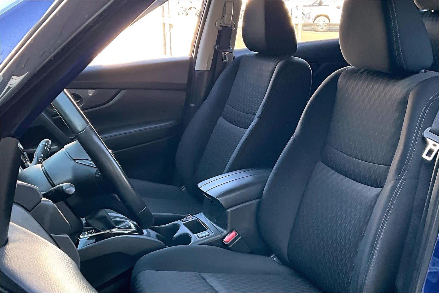 2019 Nissan Rogue SV Caspian Blue Metallic at Texan GMC Buick