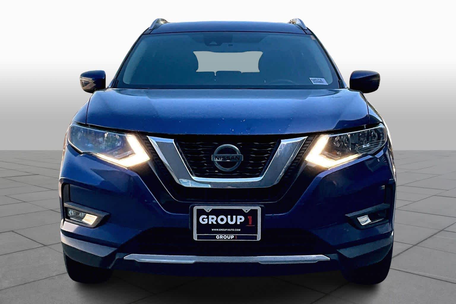 2019 Nissan Rogue SV Caspian Blue Metallic at Texan GMC Buick
