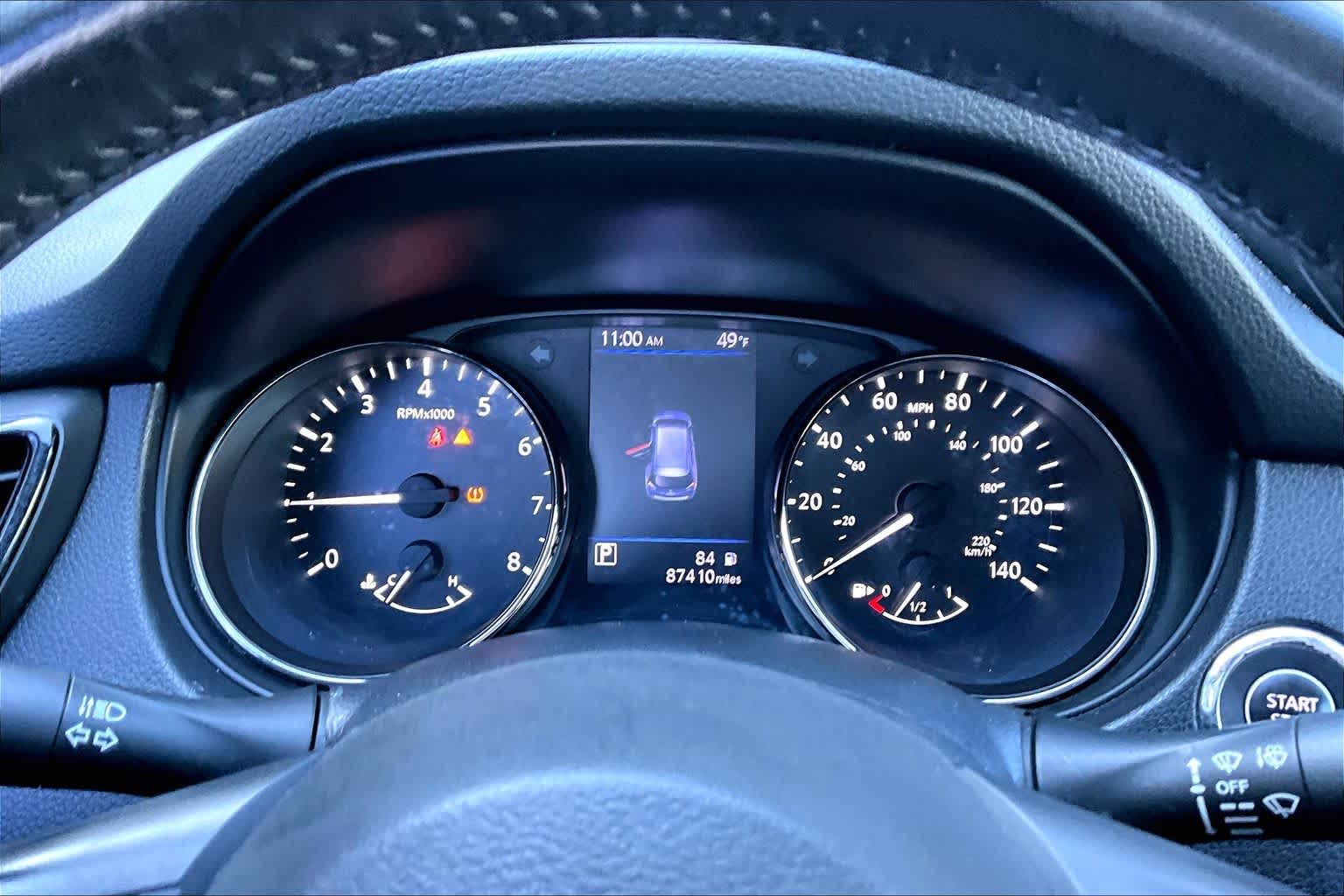 2019 Nissan Rogue SV Caspian Blue Metallic at Texan GMC Buick