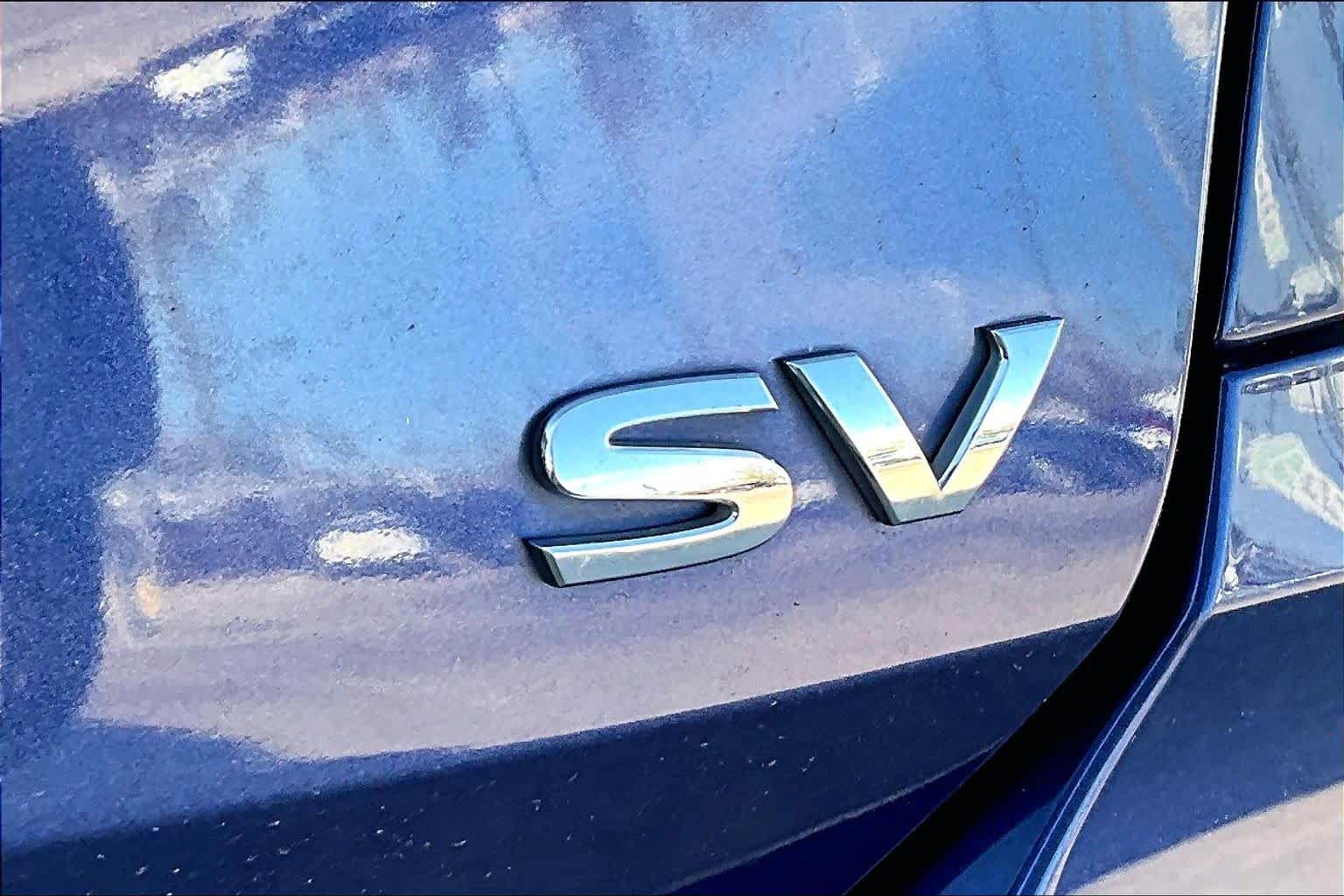 2019 Nissan Rogue SV Caspian Blue Metallic at Texan GMC Buick