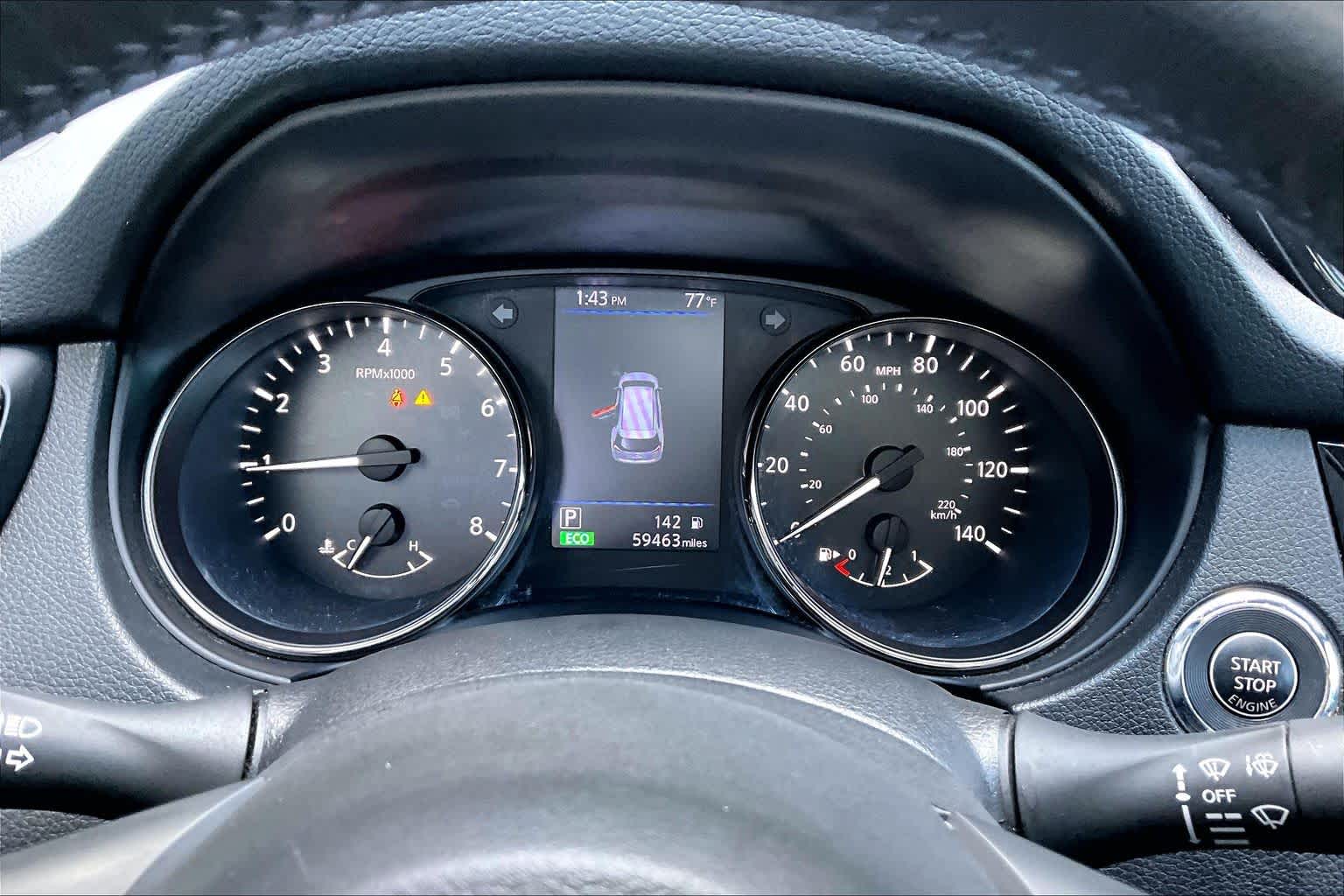 2019 Nissan Rogue SV Magnetic Black Pearl at Sterling McCall Nissan