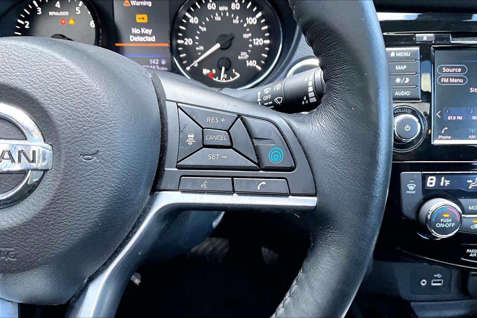 2019 Nissan Rogue SV Magnetic Black Pearl at Sterling McCall Nissan