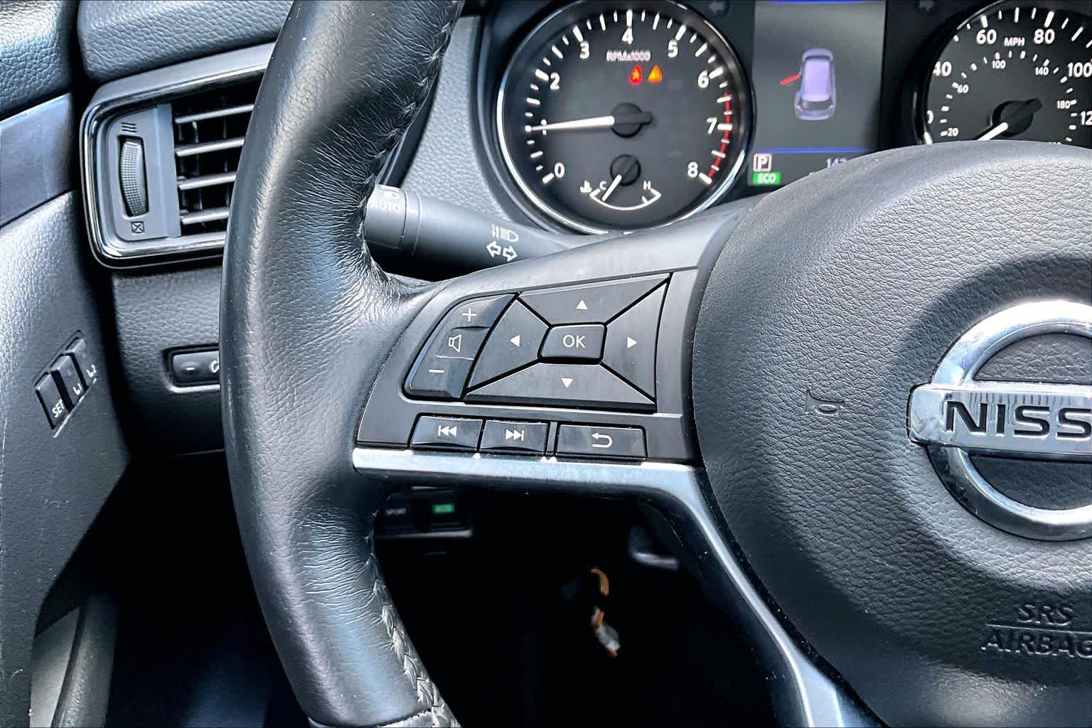 2019 Nissan Rogue SV Magnetic Black Pearl at Sterling McCall Nissan