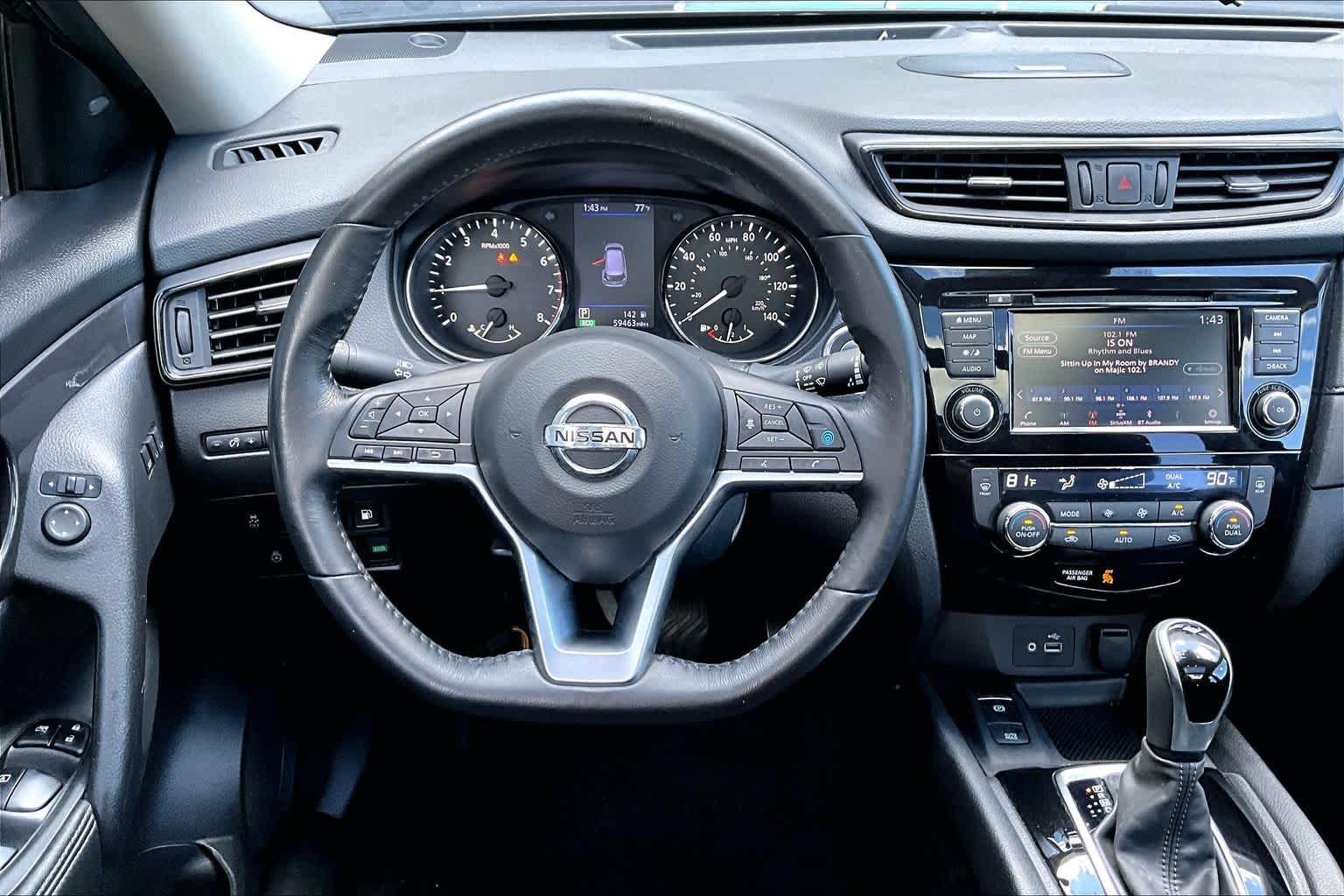 2019 Nissan Rogue SV Magnetic Black Pearl at Sterling McCall Nissan