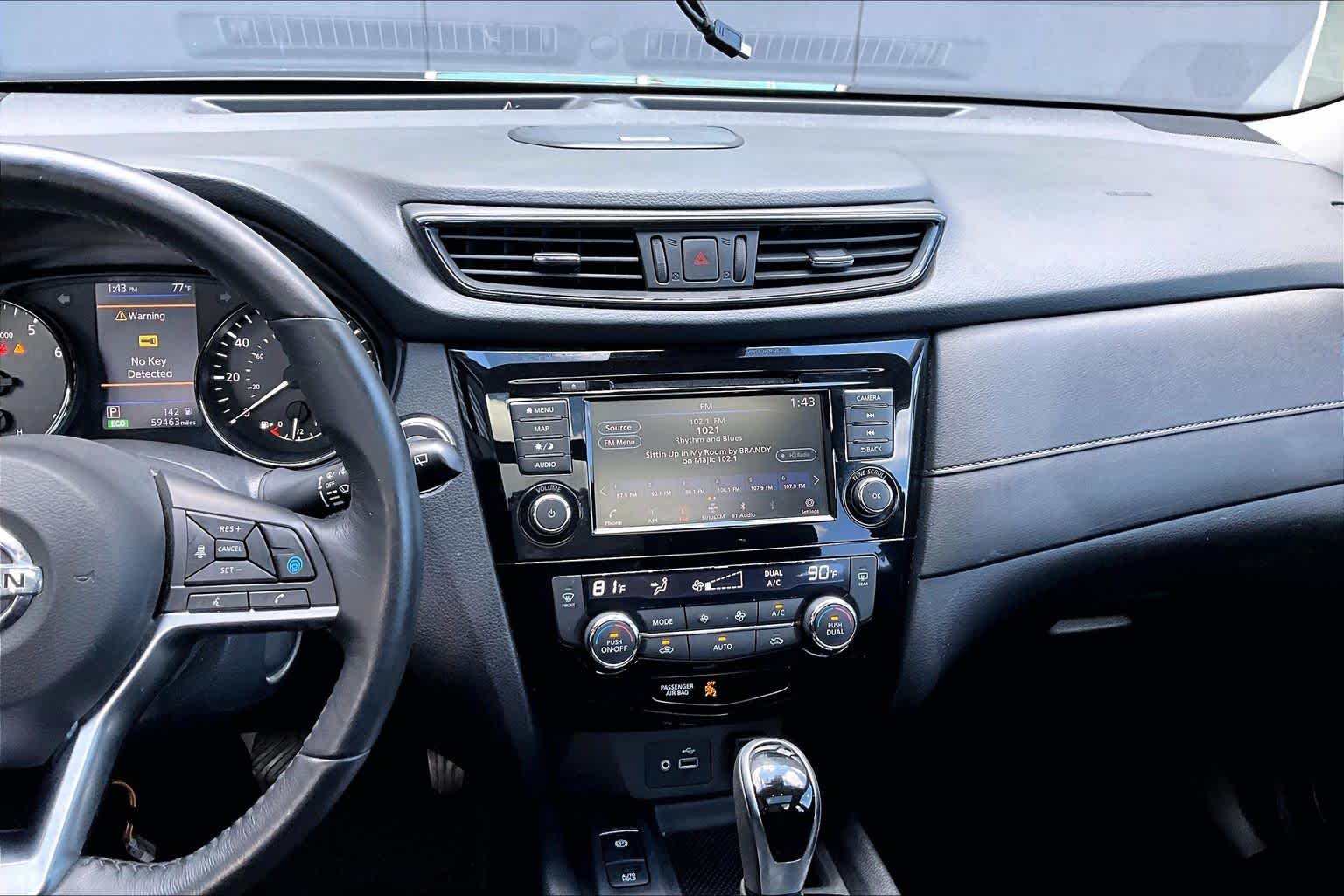 2019 Nissan Rogue SV Magnetic Black Pearl at Sterling McCall Nissan