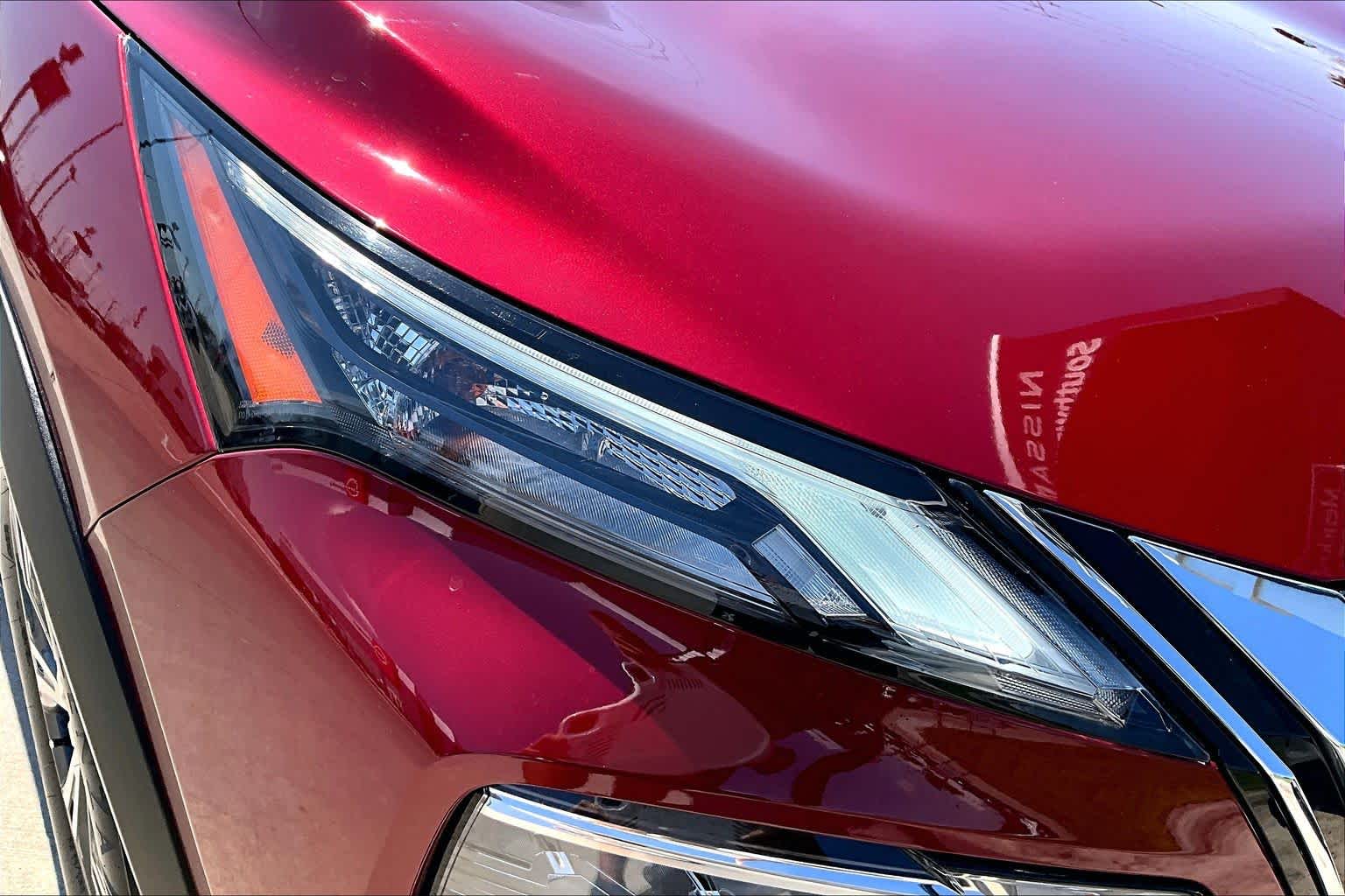 2021 Nissan Rogue SV Scarlet Ember Tintcoat at Tomball Chrysler Dodge Jeep Ram