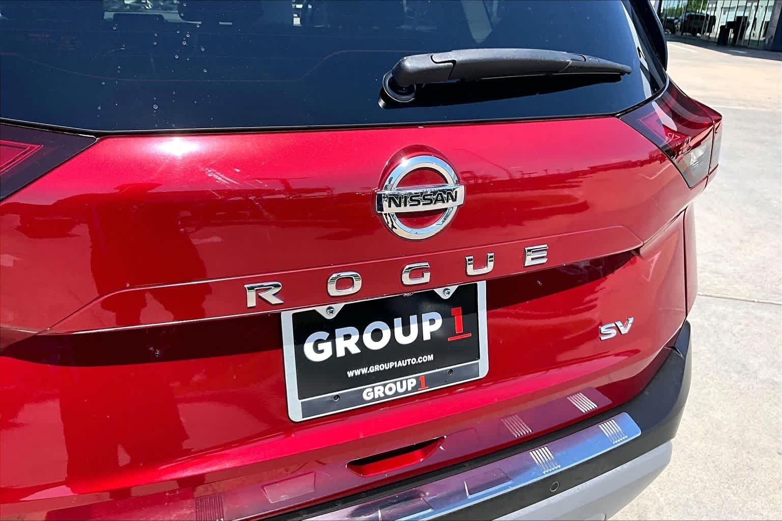 2021 Nissan Rogue SV Scarlet Ember Tintcoat at Tomball Chrysler Dodge Jeep Ram