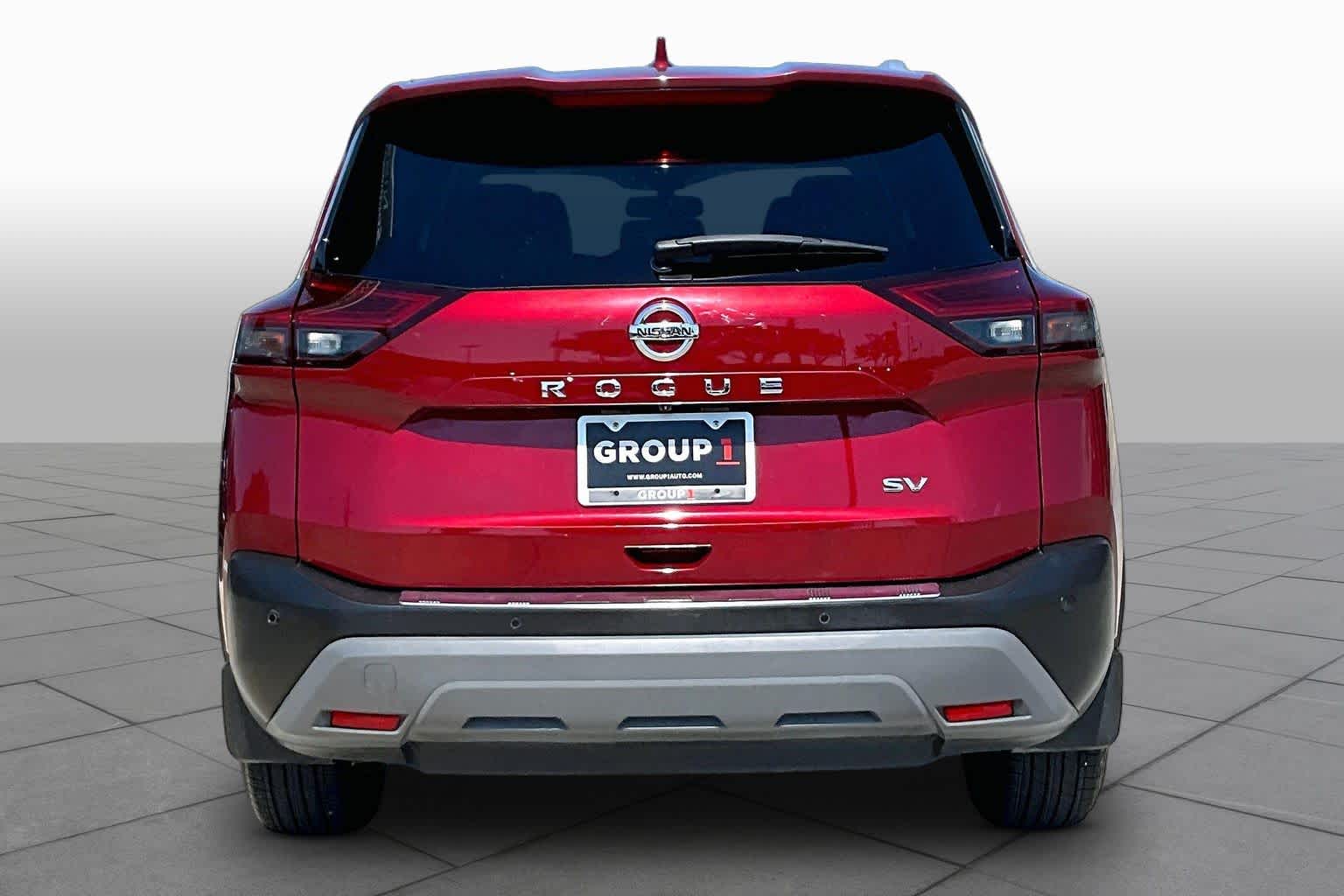 2021 Nissan Rogue SV Scarlet Ember Tintcoat at Tomball Chrysler Dodge Jeep Ram
