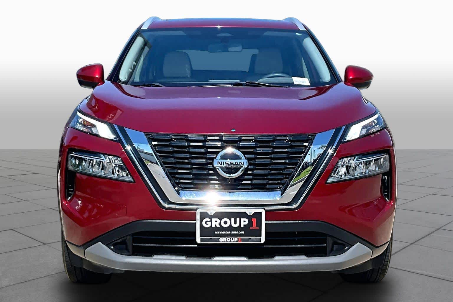 2021 Nissan Rogue SV Scarlet Ember Tintcoat at Tomball Chrysler Dodge Jeep Ram