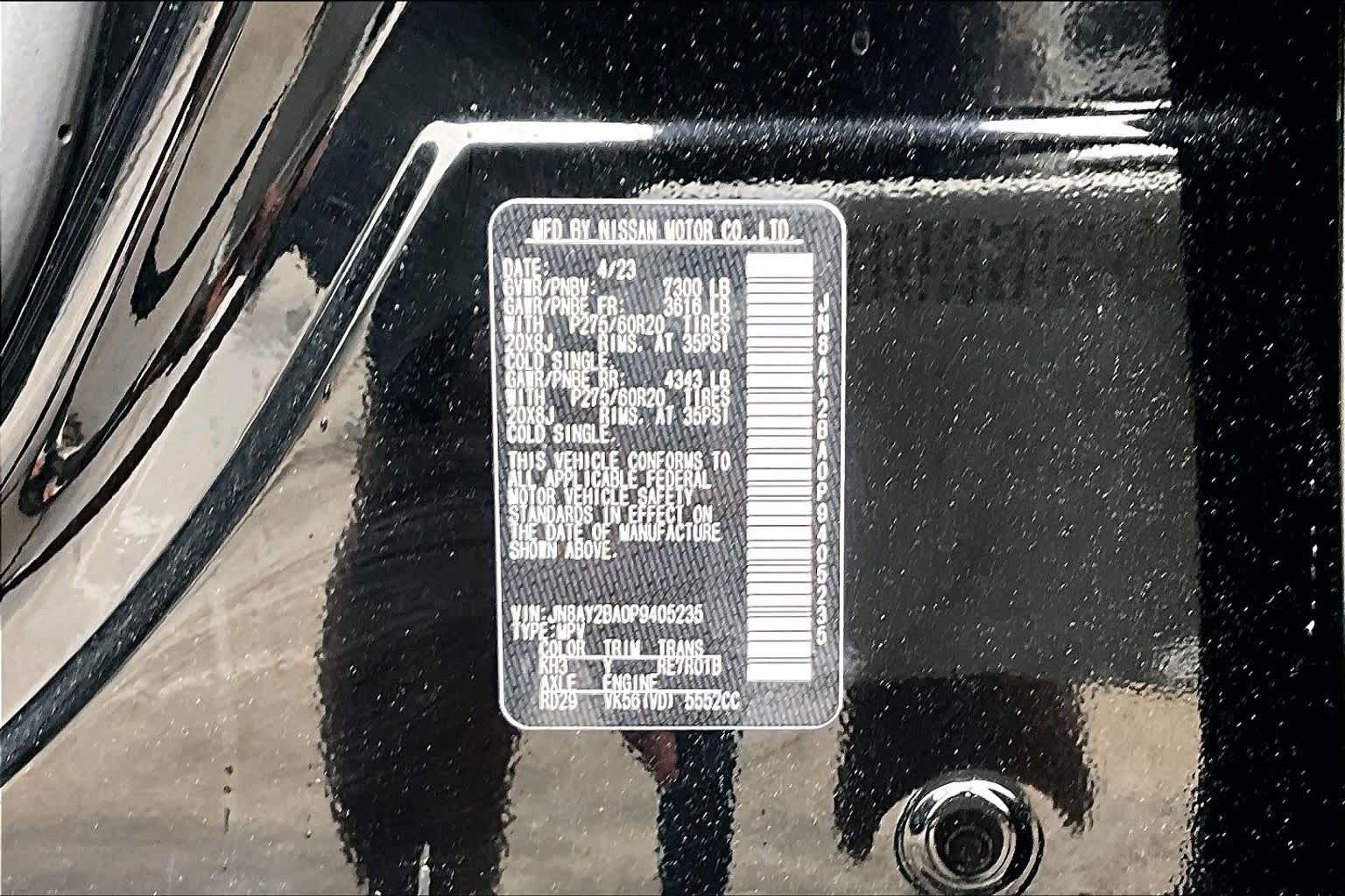 2023 Nissan Armada SL Super Black at AutoNation USA Katy