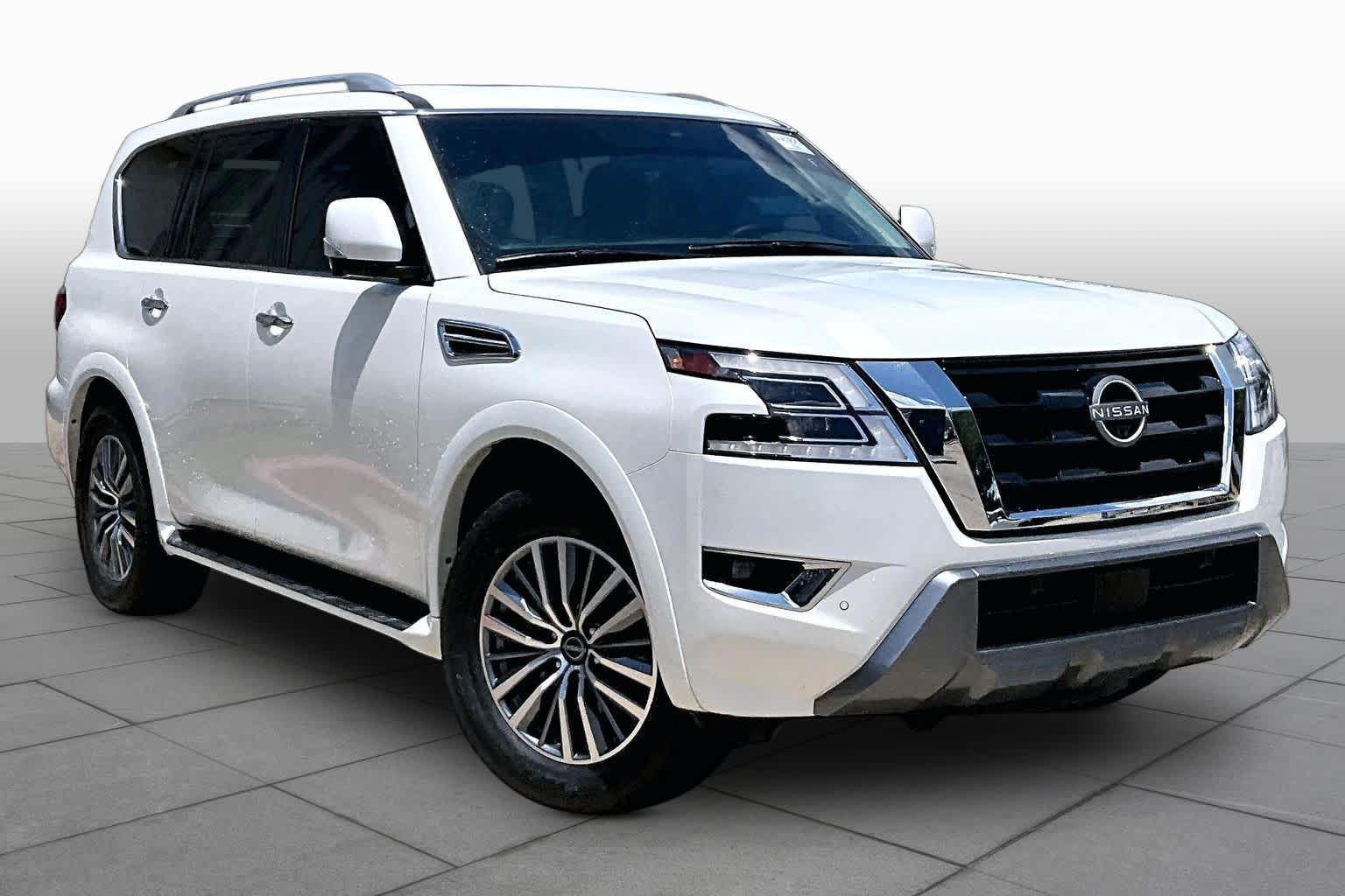 2024 Nissan Armada SL Aspen White Tricoat at Mercedes-Benz of Houston North