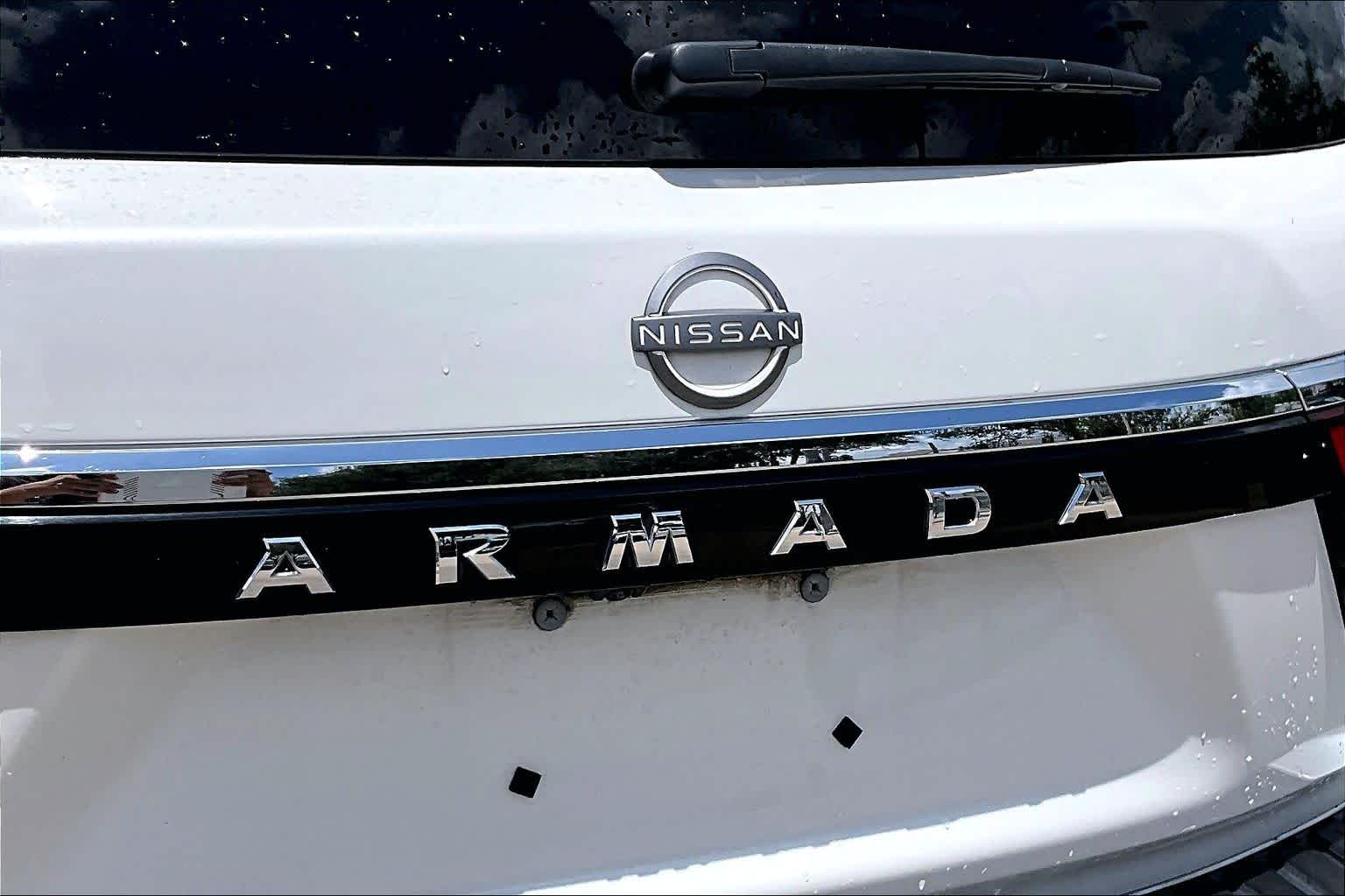 2024 Nissan Armada SL Aspen White Tricoat at Mercedes-Benz of Houston North
