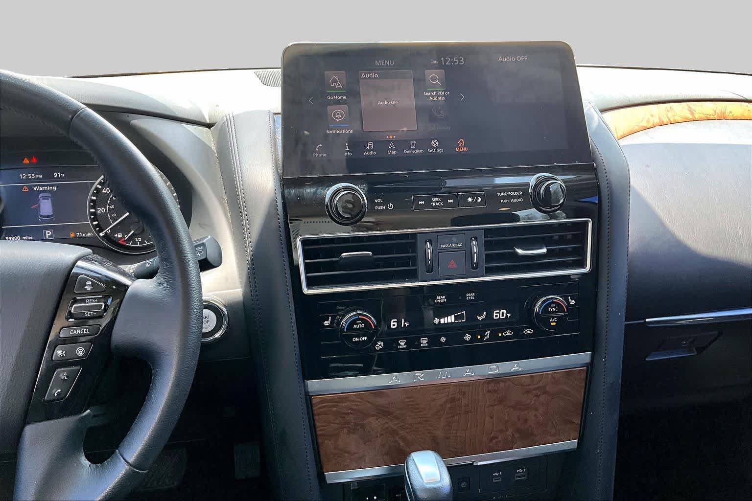 2024 Nissan Armada SL Aspen White Tricoat at Mercedes-Benz of Houston North