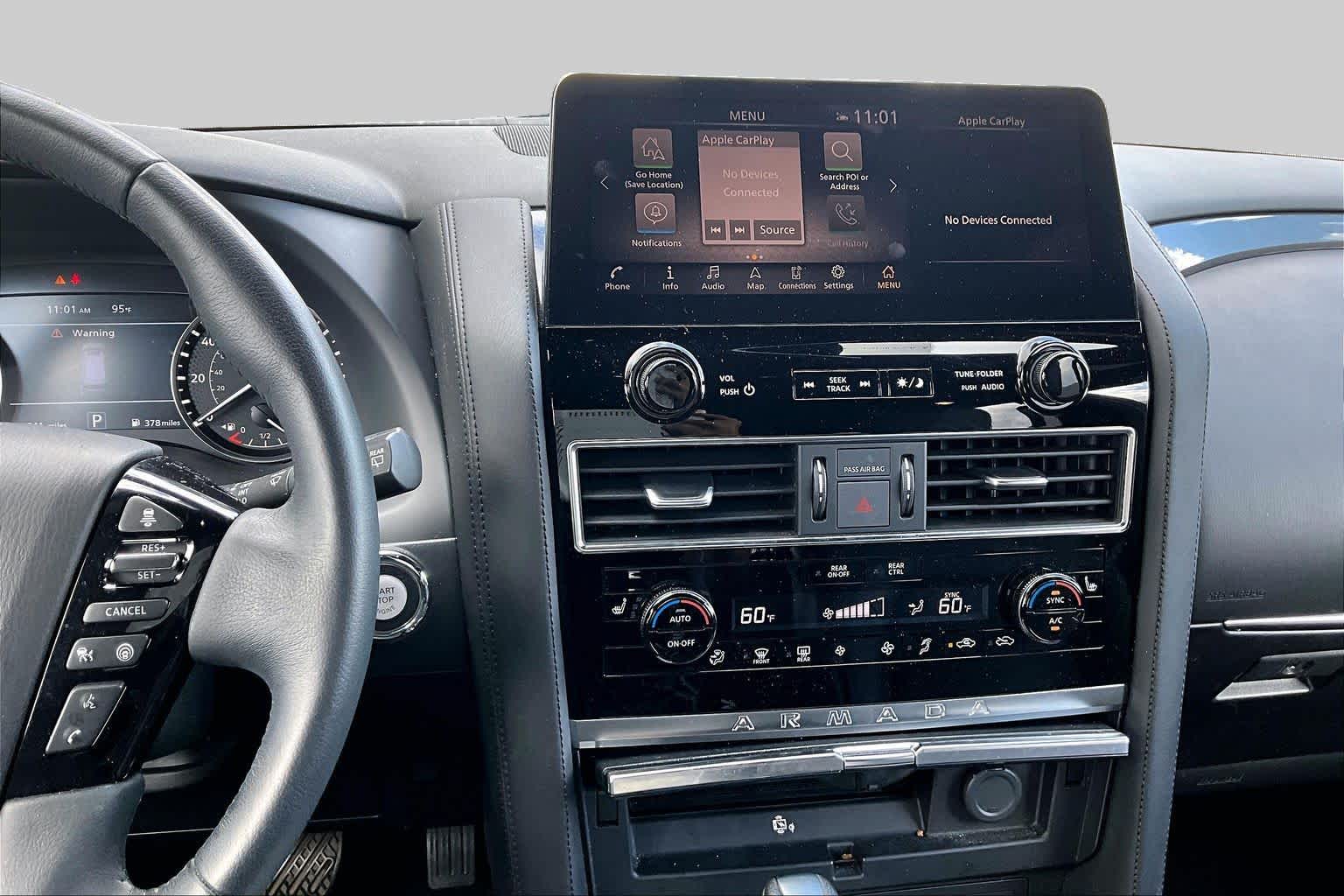 2024 Nissan Armada SL Super Black at Mercedes-Benz of Houston North