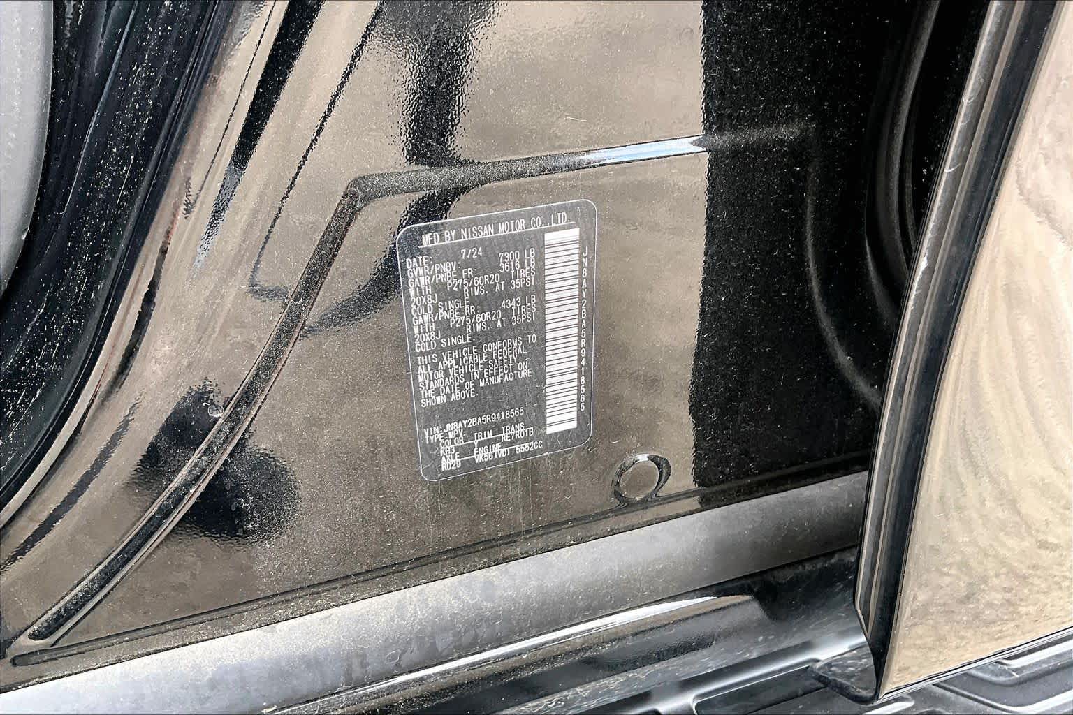 2024 Nissan Armada SL Super Black at Mercedes-Benz of Houston North