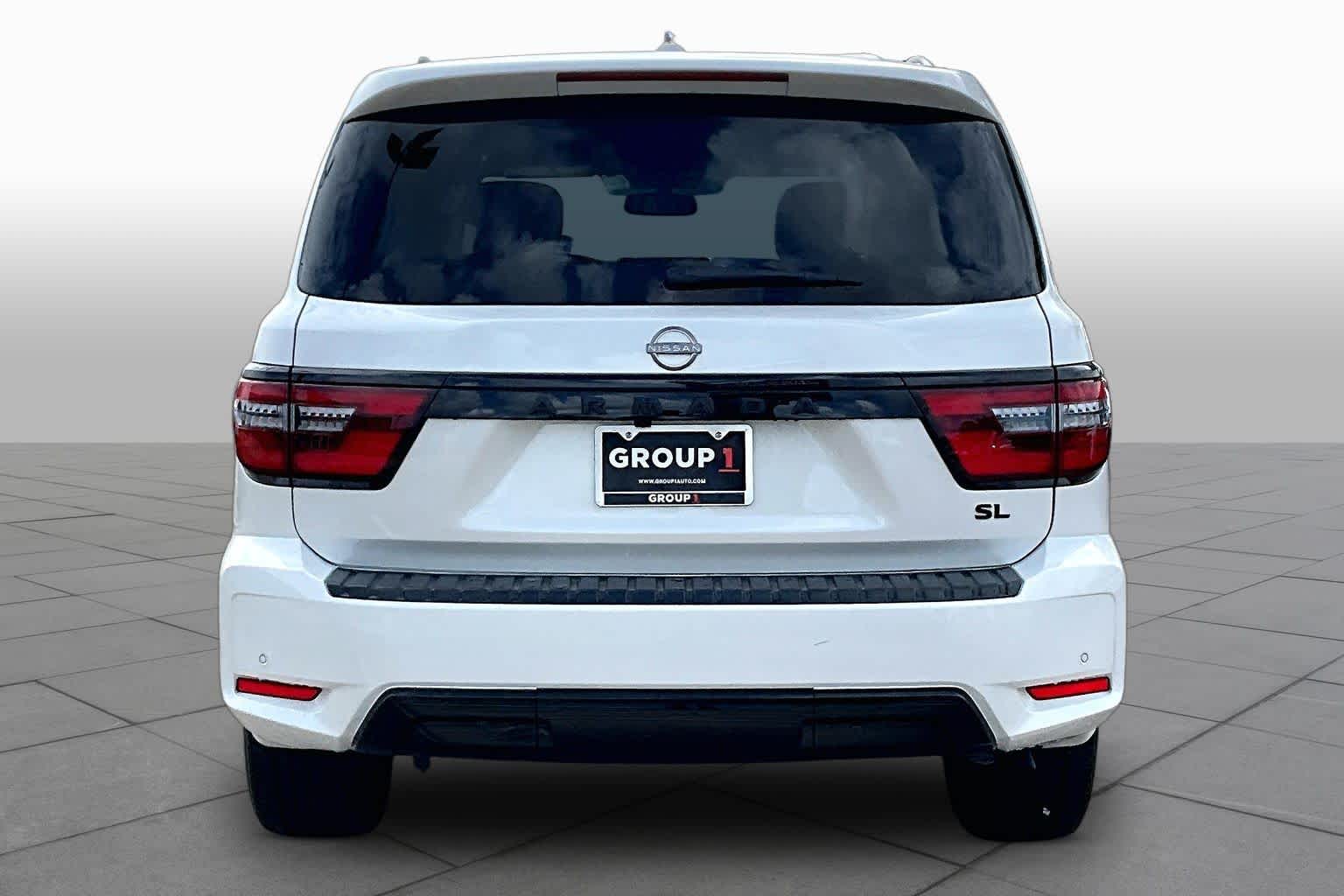 2023 Nissan Armada SL Aspen White Tricoat at AutoNation USA Katy