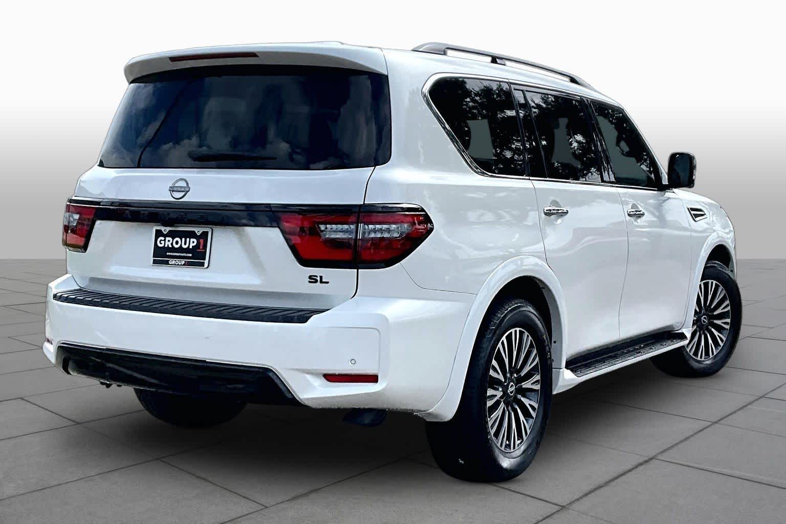 2023 Nissan Armada SL Aspen White Tricoat at AutoNation USA Katy
