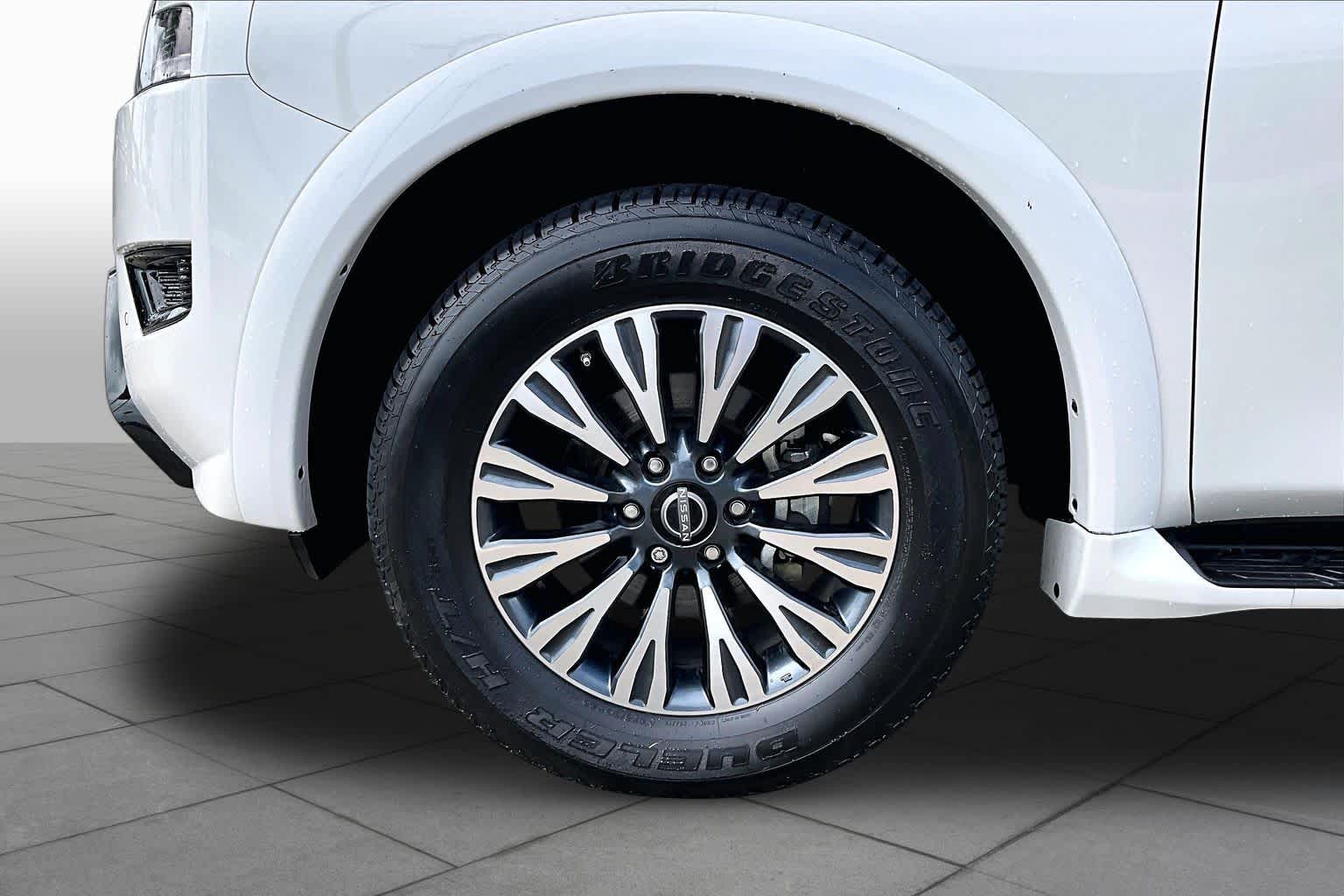 2023 Nissan Armada SL Aspen White Tricoat at AutoNation USA Katy