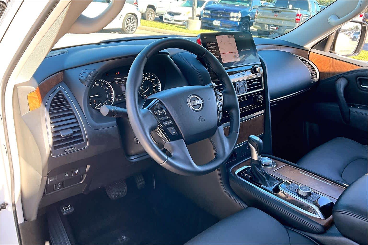 2024 Nissan Armada SL Aspen White Tricoat at AutoNation Toyota Gulf Fwy