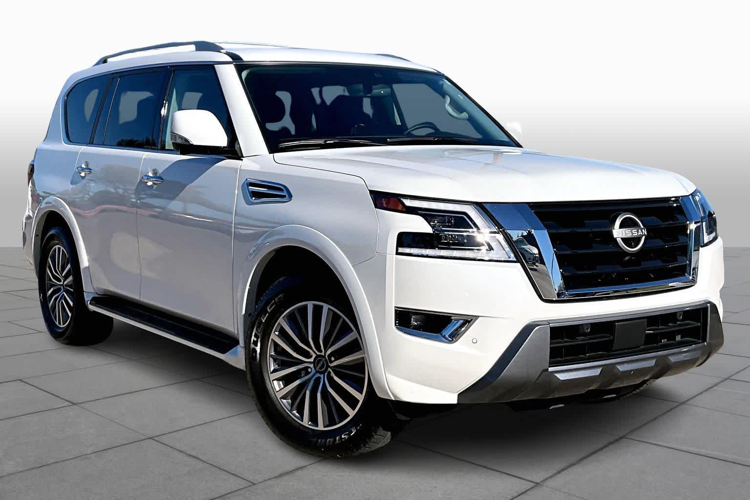 2024 Nissan Armada SL Aspen White Tricoat at AutoNation Toyota Gulf Fwy