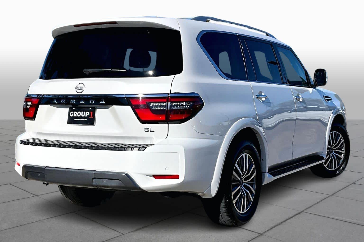 2024 Nissan Armada SL Aspen White Tricoat at AutoNation Toyota Gulf Fwy