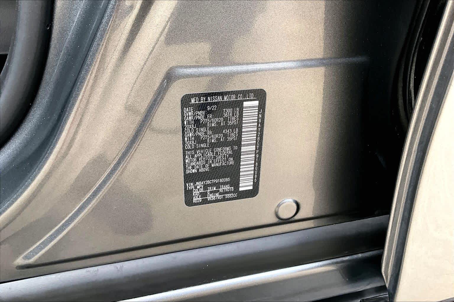 2023 Nissan Armada SL Gun Metallic at Tomball Chrysler Dodge Jeep Ram