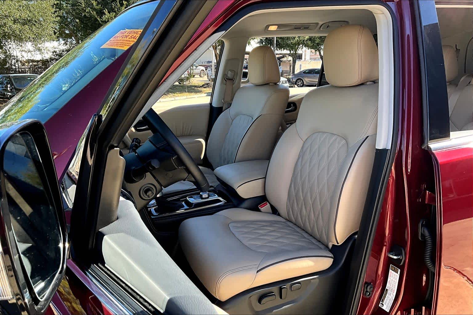 2024 Nissan Armada Platinum Coulis Red Pearl at AutoNation Toyota Gulf Fwy