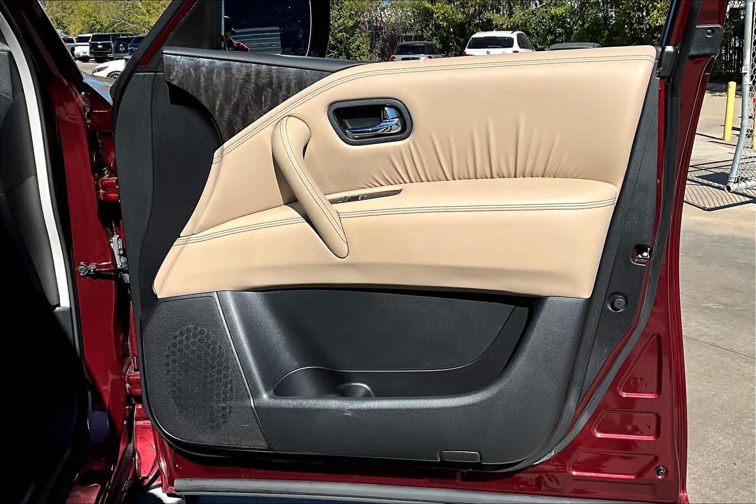 2024 Nissan Armada Platinum Coulis Red Pearl at AutoNation Toyota Gulf Fwy