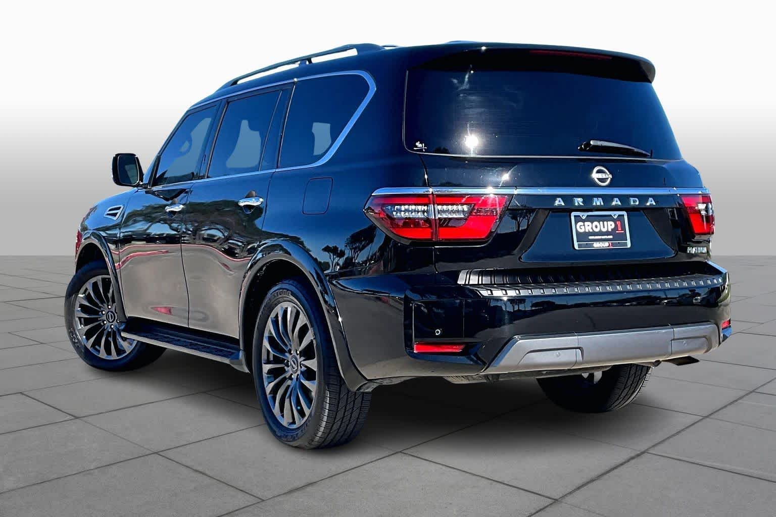 2023 Nissan Armada Platinum Super Black at Mercedes-Benz of Houston North