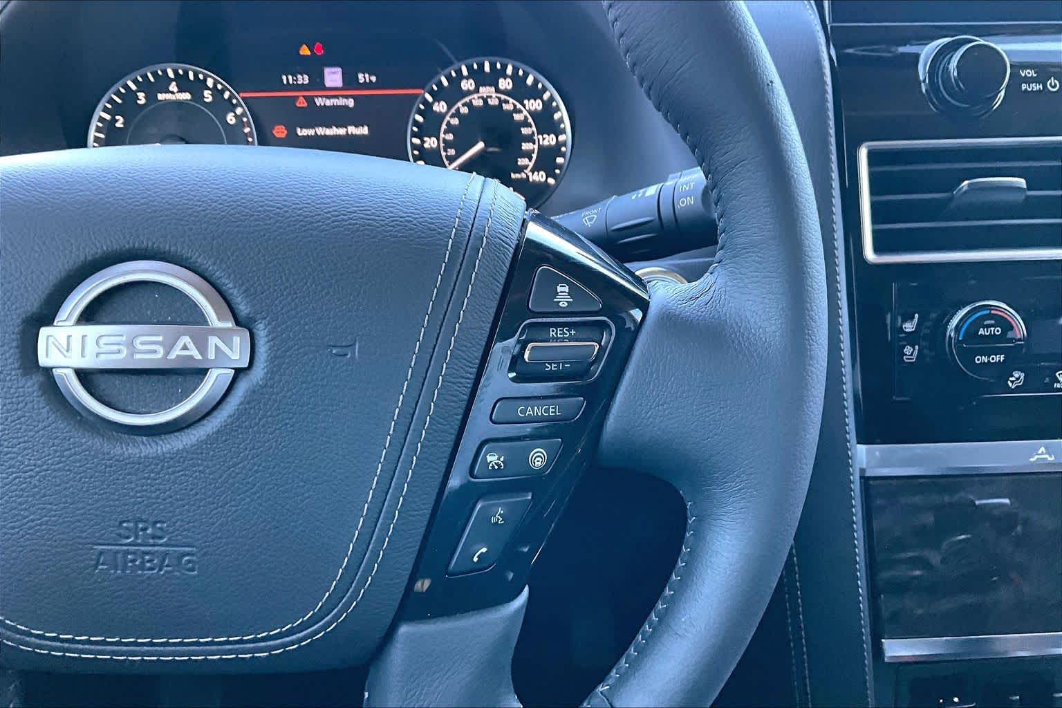 2023 Nissan Armada Platinum Super Black at Mercedes-Benz of Houston North