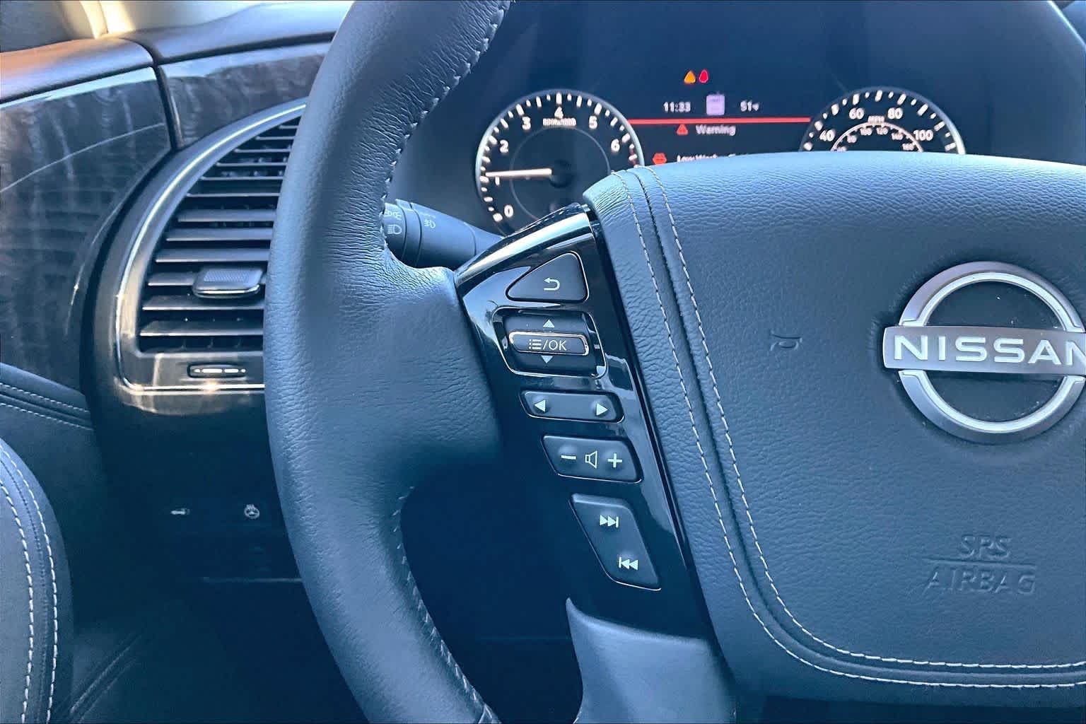 2023 Nissan Armada Platinum Super Black at Mercedes-Benz of Houston North