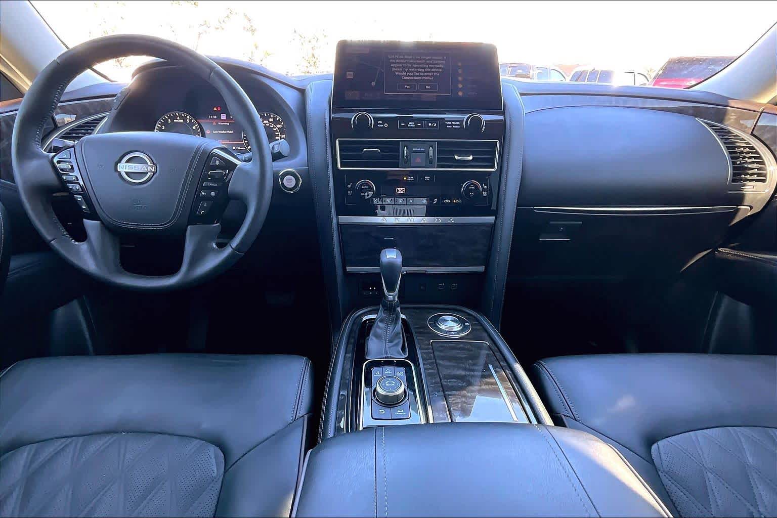 2023 Nissan Armada Platinum Super Black at Mercedes-Benz of Houston North