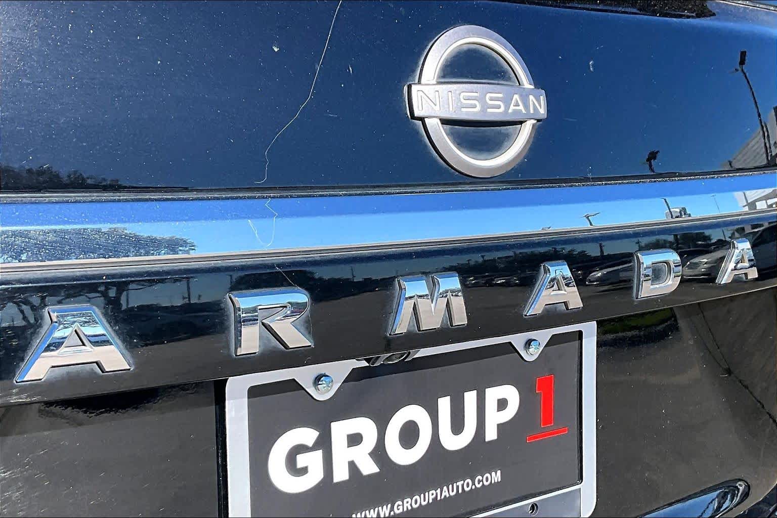 2023 Nissan Armada Platinum Super Black at Mercedes-Benz of Houston North