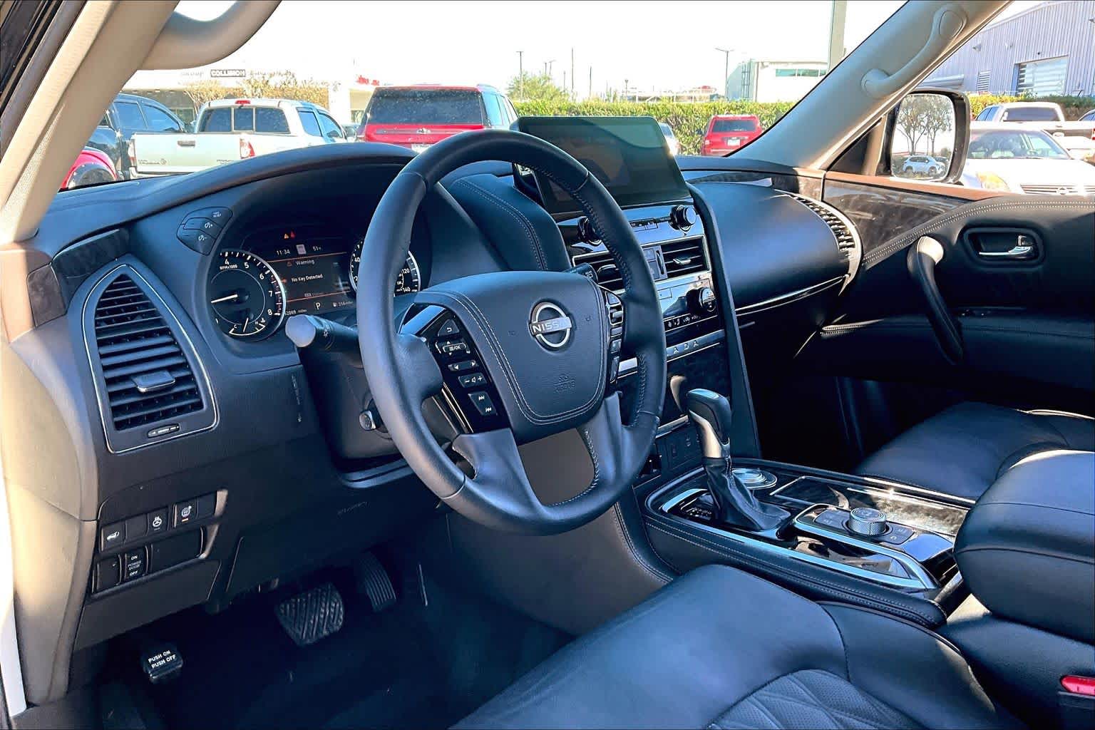 2023 Nissan Armada Platinum Super Black at Mercedes-Benz of Houston North