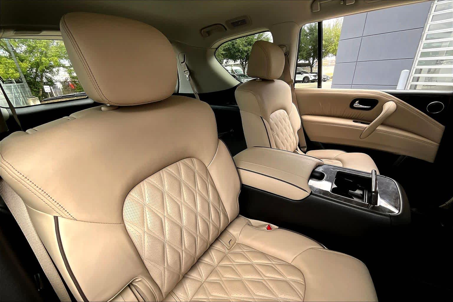 2024 Nissan Armada Platinum Aspen White Tricoat at AutoNation Toyota Gulf Fwy