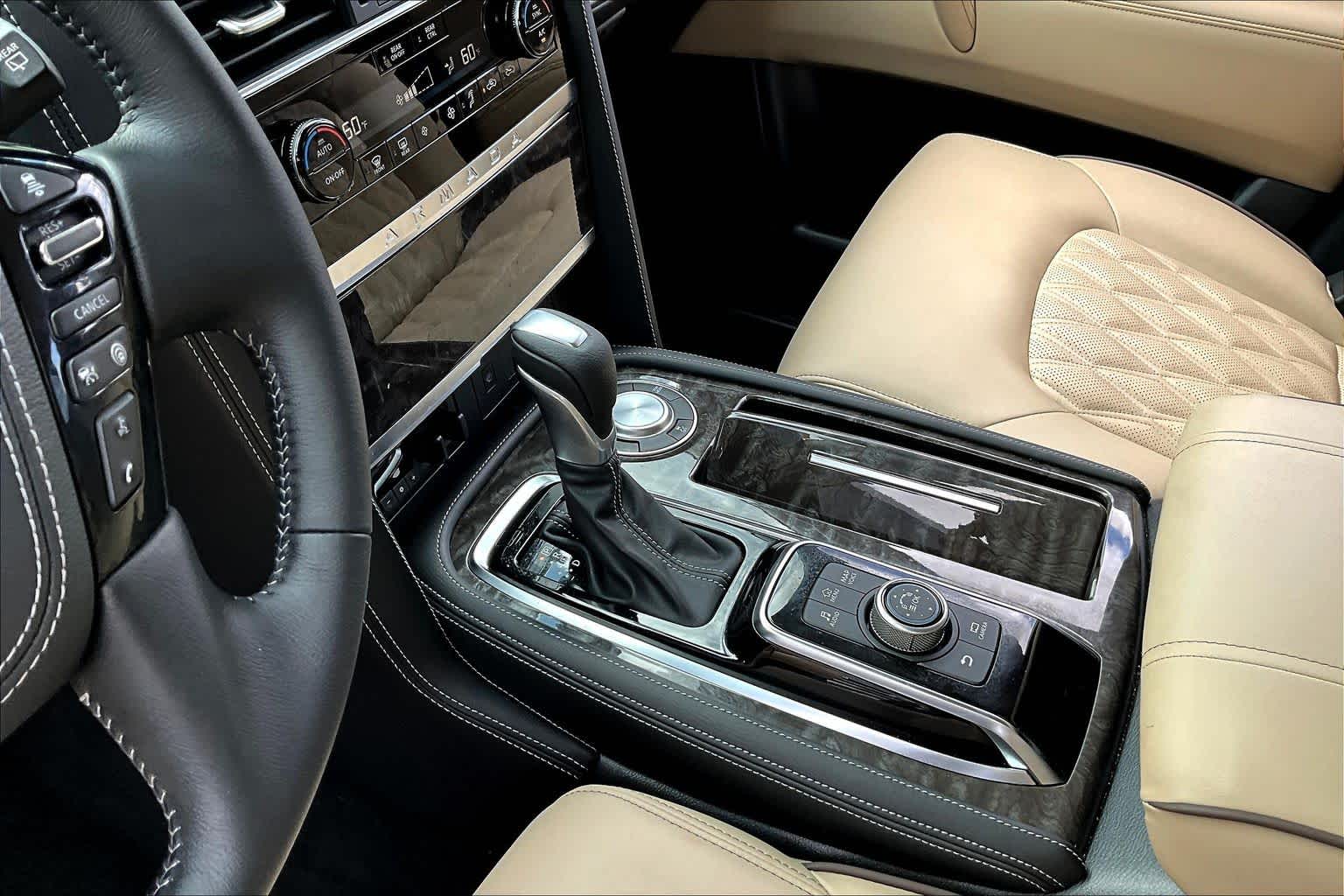 2024 Nissan Armada Platinum Aspen White Tricoat at AutoNation Toyota Gulf Fwy