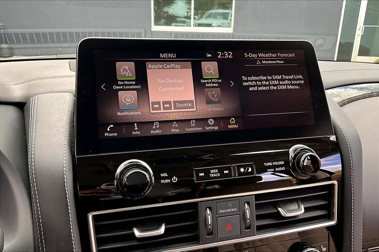 2024 Nissan Armada Platinum Aspen White Tricoat at AutoNation Toyota Gulf Fwy