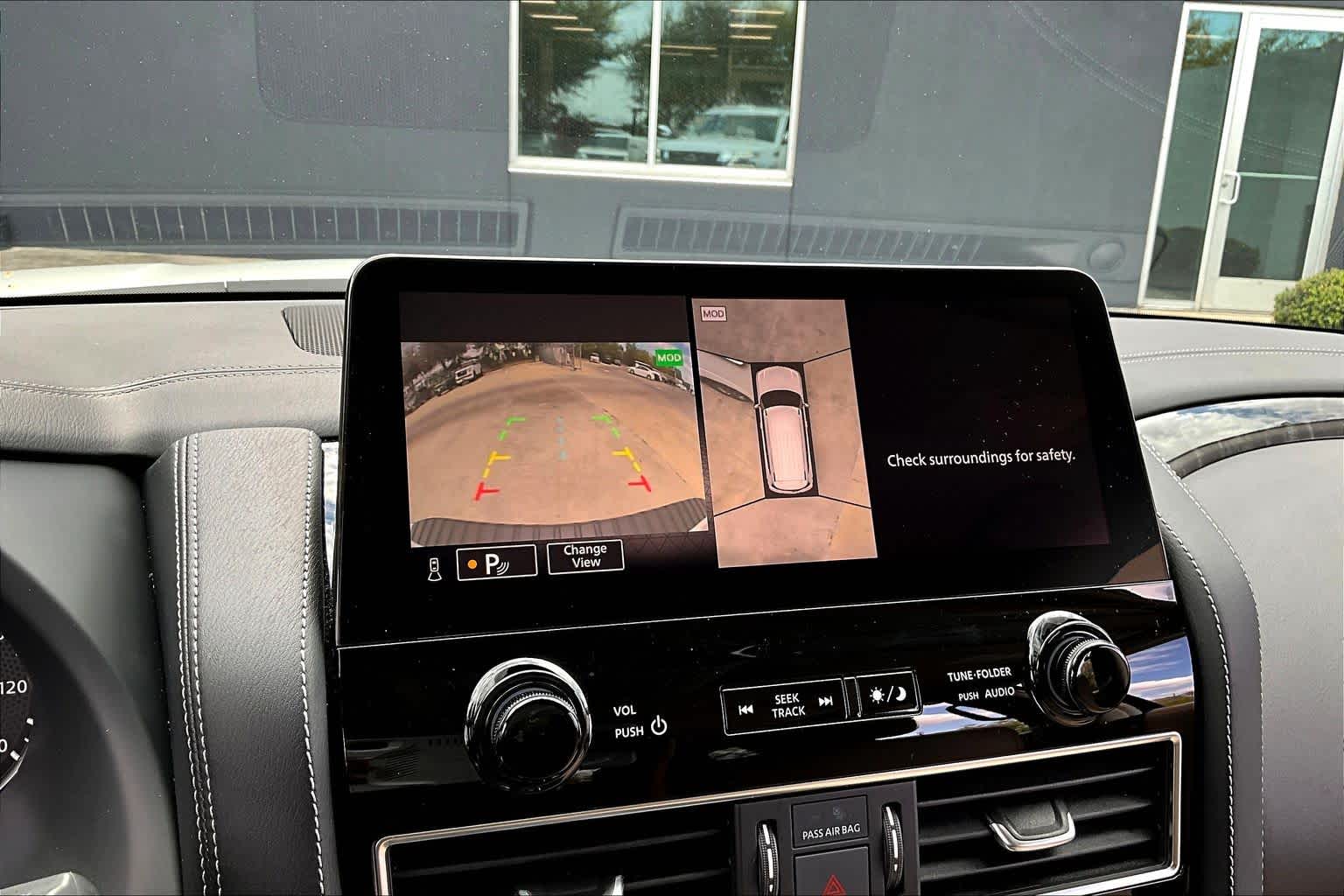 2024 Nissan Armada Platinum Aspen White Tricoat at AutoNation Toyota Gulf Fwy