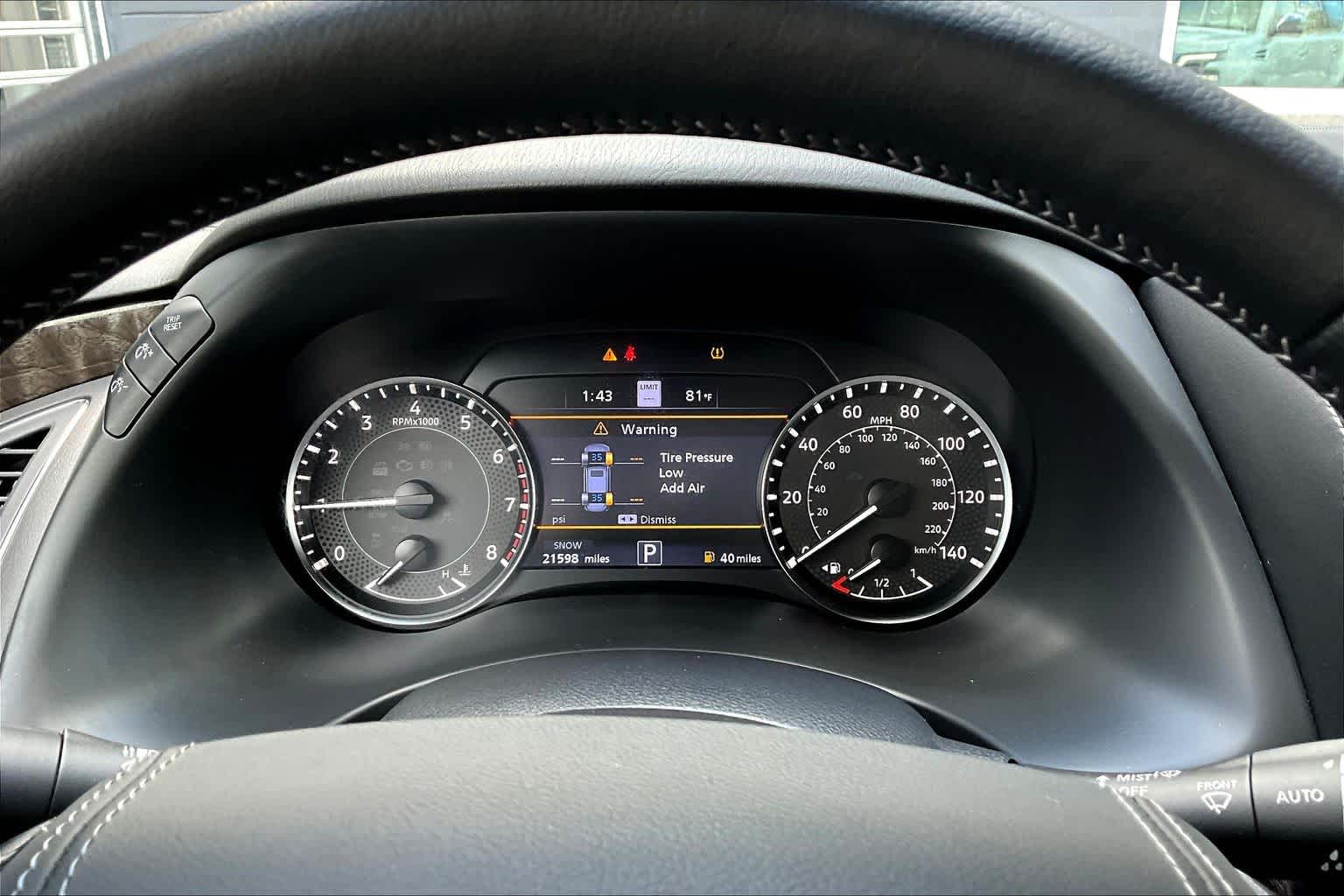 2024 Nissan Armada Platinum Aspen White Tricoat at AutoNation Toyota Gulf Fwy