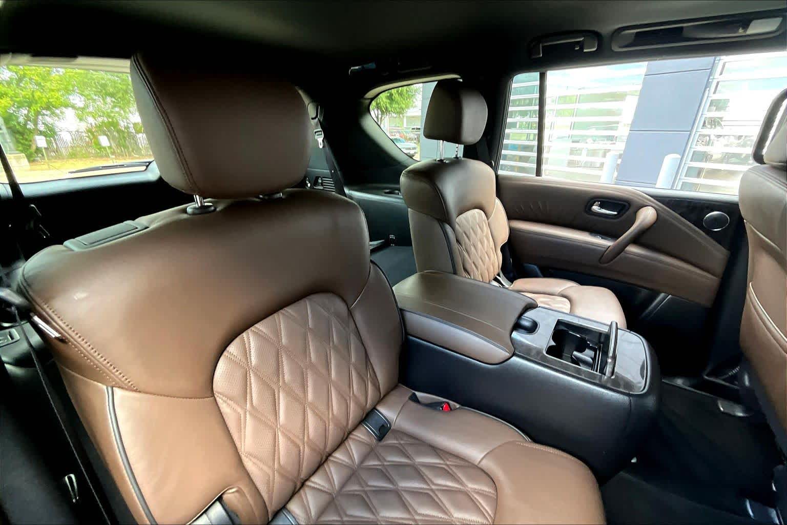 2024 Nissan Armada Platinum Aspen White Tricoat at AutoNation Toyota Gulf Fwy