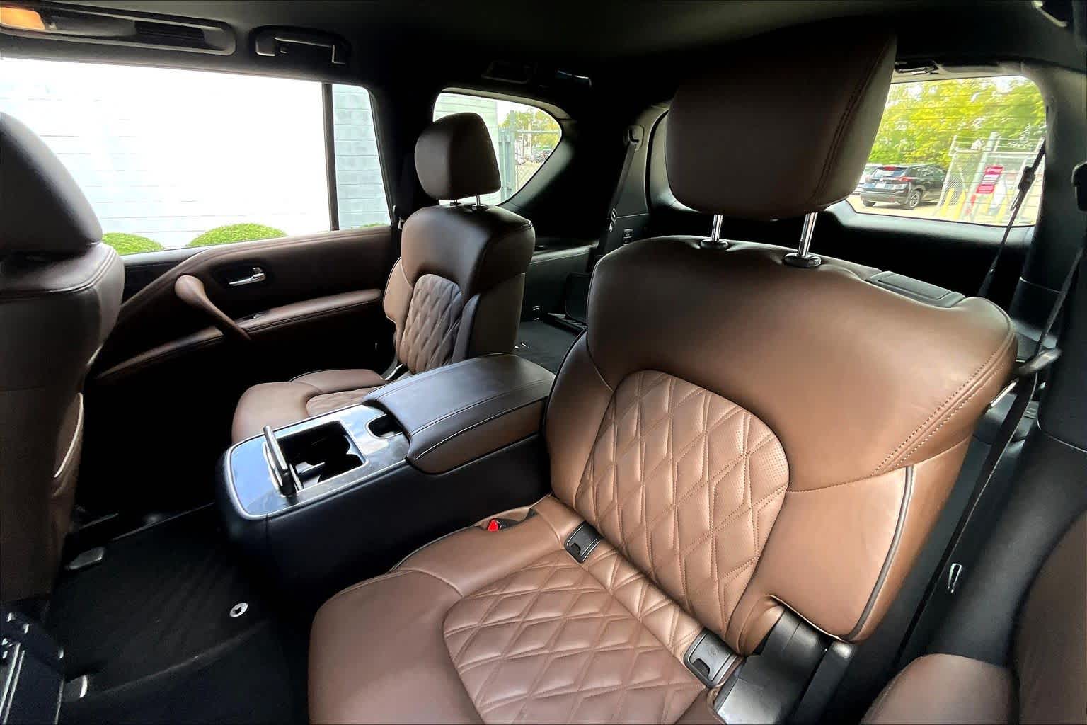 2024 Nissan Armada Platinum Aspen White Tricoat at AutoNation Toyota Gulf Fwy