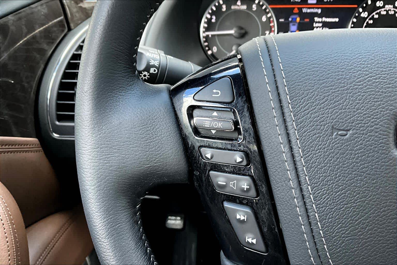 2024 Nissan Armada Platinum Aspen White Tricoat at AutoNation Toyota Gulf Fwy