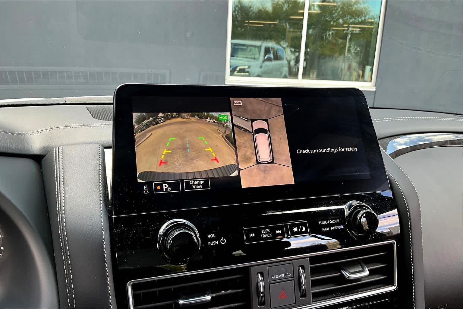 2024 Nissan Armada Platinum Aspen White Tricoat at AutoNation Toyota Gulf Fwy